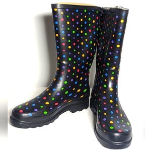 NEW Western Chief Womens Printed Tall Rain Boot Sz 8
